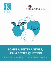 Guide: The art of managing consultants and lawyers